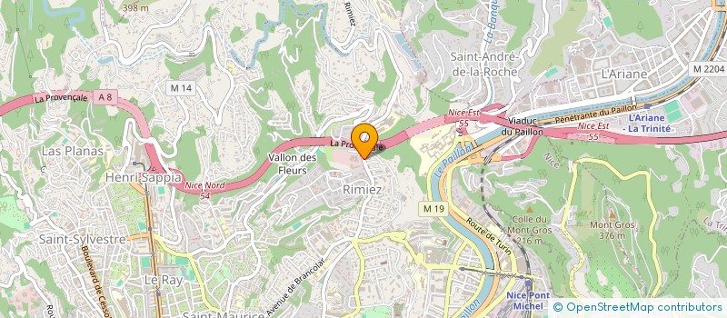 localisation de l'entreprise HERA FINANCES  NICE