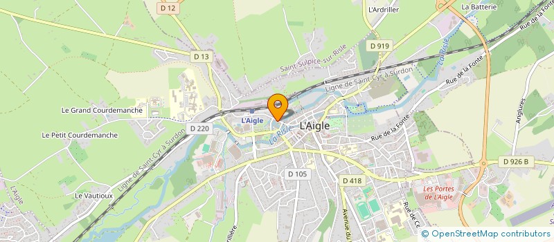 localisation de l'entreprise HERA GRAL INVEST à L'AIGLE