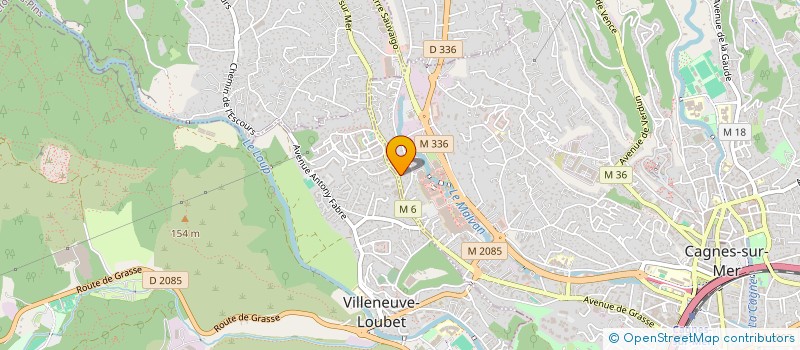 localisation de l'entreprise HERA GROUPE à CAGNES-SUR-MER