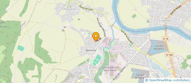 localisation de l'entreprise HERA IMMO  CHAVANOZ