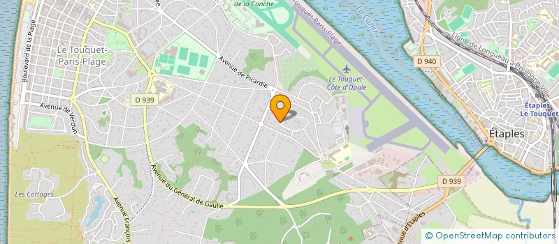 localisation de l'entreprise HERA IMMOBILIER à LE TOUQUET-PARIS-PLAGE