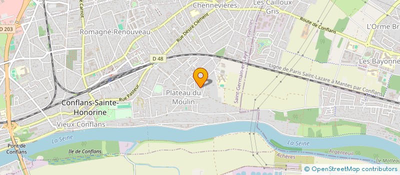 localisation de l'entreprise HERA ORGANISATION  CONFLANS-SAINTE-HONORINE