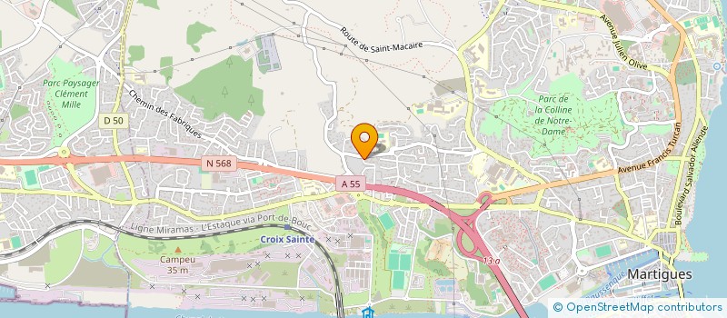 localisation de l'entreprise HERA PEM  MARTIGUES