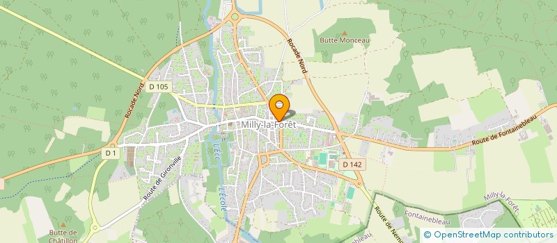 localisation de l'entreprise HERA PROMOTIONS  MILLY-LA-FORET