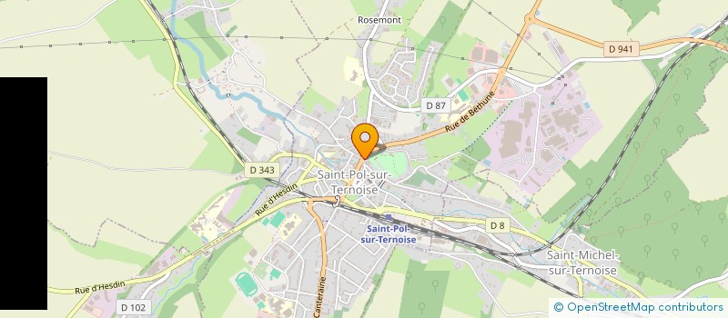 localisation de l'entreprise HERA PROPRETE ET SERVICES  SAINT-POL-SUR-TERNOISE