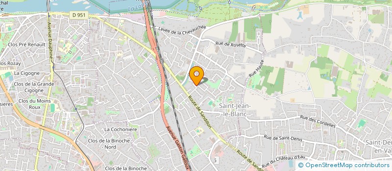 localisation de l'entreprise HERA REAL ESTATE  SAINT-JEAN-LE-BLANC