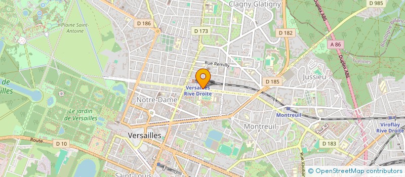 localisation de l'entreprise HERA SOLUTIONS à VERSAILLES
