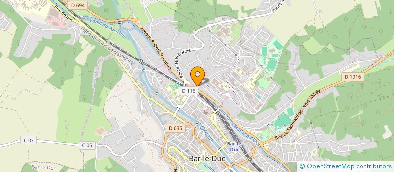 localisation de l'entreprise HERACHETO  BAR-LE-DUC