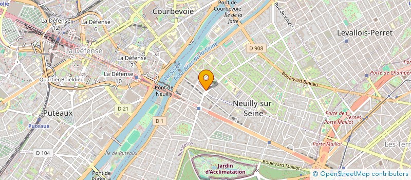 localisation de l'entreprise HERACLES à NEUILLY-SUR-SEINE