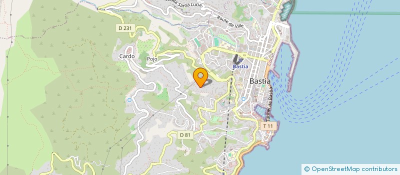 localisation de l'entreprise HERACLES à BASTIA