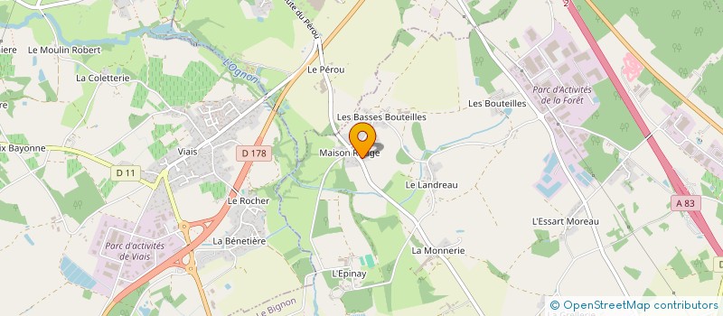 localisation de l'entreprise HERACLES PRODUCTIONS  LE BIGNON