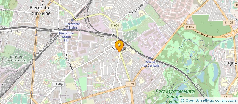localisation de l'entreprise HERACLES RENOV à STAINS