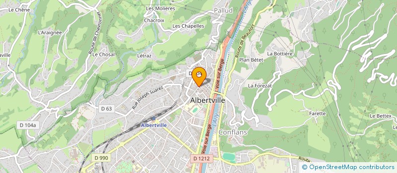 localisation de l'entreprise HERACLES TAXIS  ALBERTVILLE