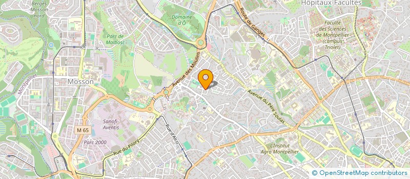 localisation de l'entreprise HERACLES TOITURE à MONTPELLIER