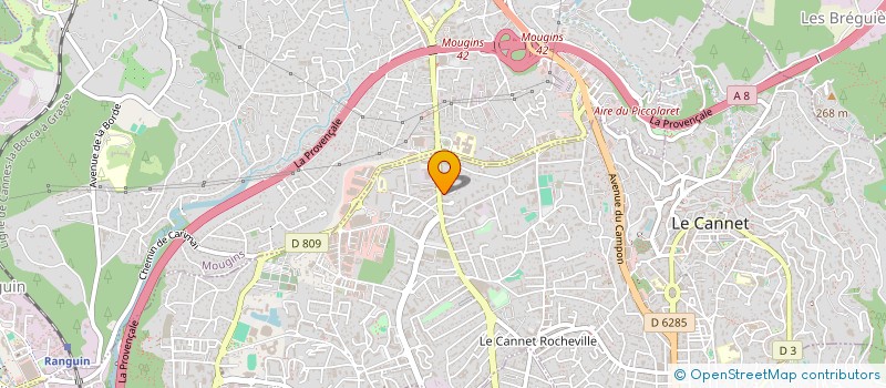 localisation de l'entreprise HERACLIMMO à LE CANNET