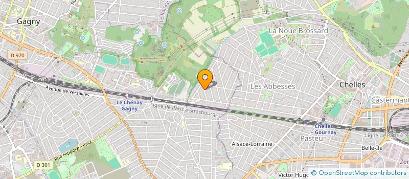 localisation de l'entreprise HERACRAFT à GAGNY