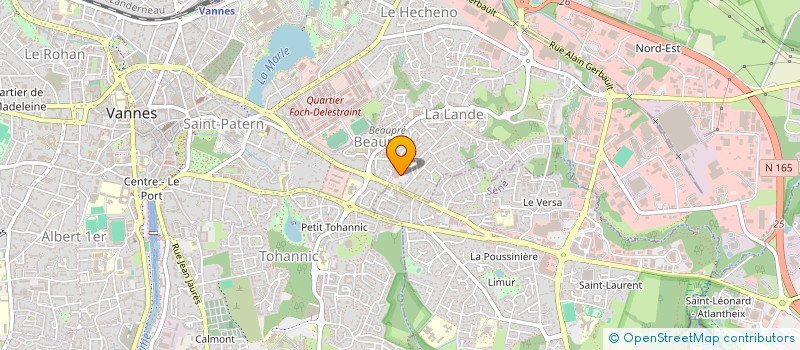 localisation de l'entreprise HERADIR à VANNES