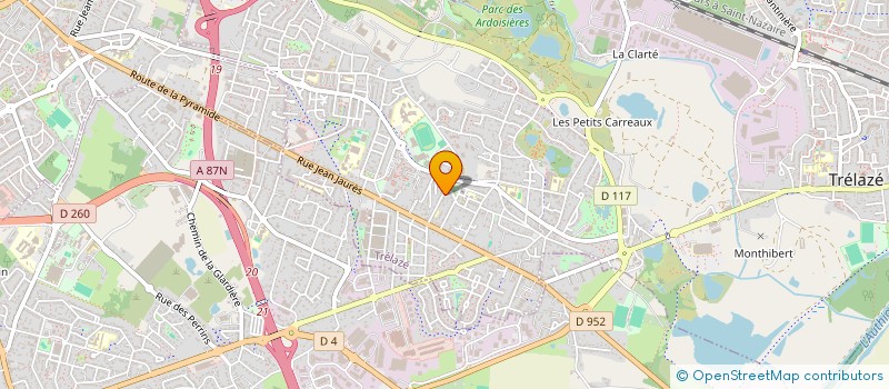 localisation de l'entreprise HERAIA SPORT ET CONSEIL  TRELAZE