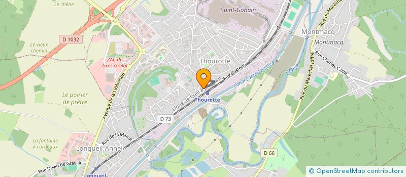 localisation de l'entreprise HERAIMMO  THOUROTTE