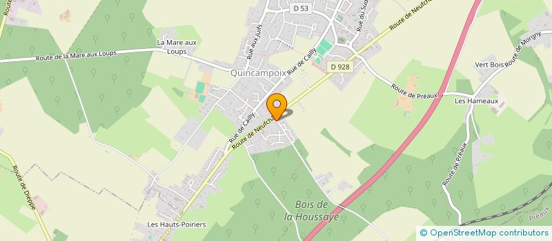 localisation de l'entreprise HERAION IC  QUINCAMPOIX