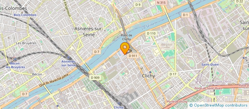 localisation de l'entreprise HERAKL à CLICHY
