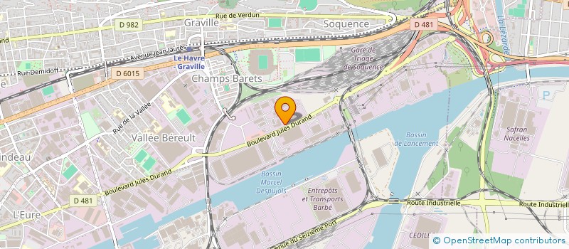 localisation de l'entreprise HERALD CLAUDE à LE HAVRE