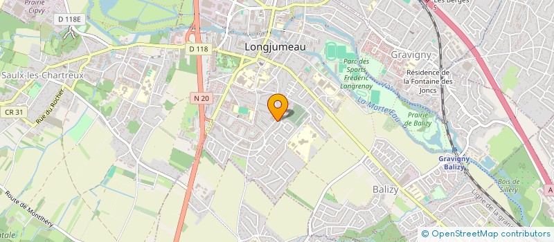 localisation de l'entreprise HERALIA à LONGJUMEAU