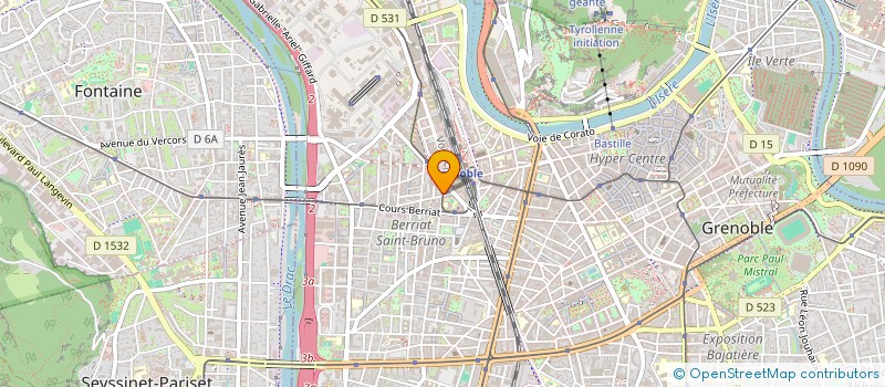 localisation de l'entreprise HERALION  GRENOBLE