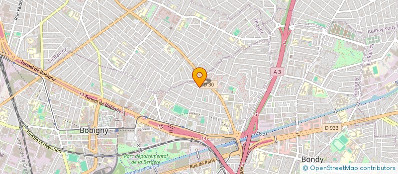 localisation de l'entreprise HERAMBAN - RS3 à BOBIGNY