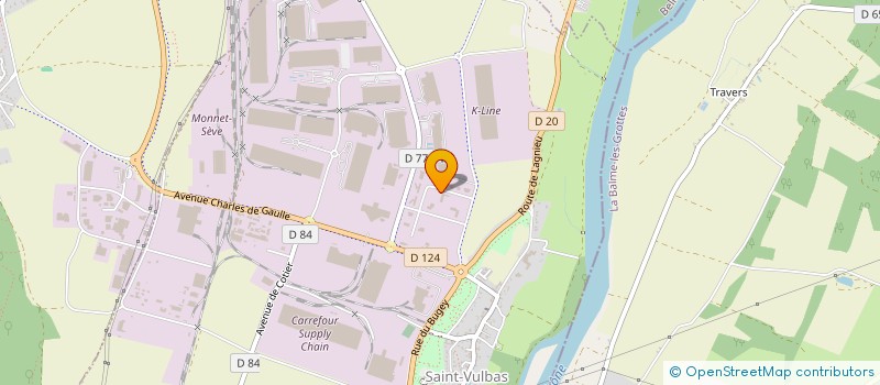 localisation de l'entreprise HERAS CLOTURE MOBILE ET SECURITE à SAINT-VULBAS