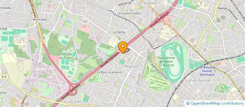 localisation de l'entreprise HERASANE  EYSINES