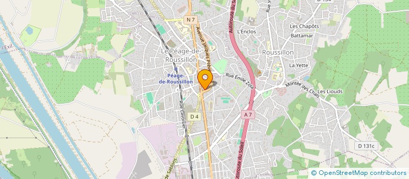 localisation de l'entreprise HERAU IMMOBILIER  ROUSSILLON