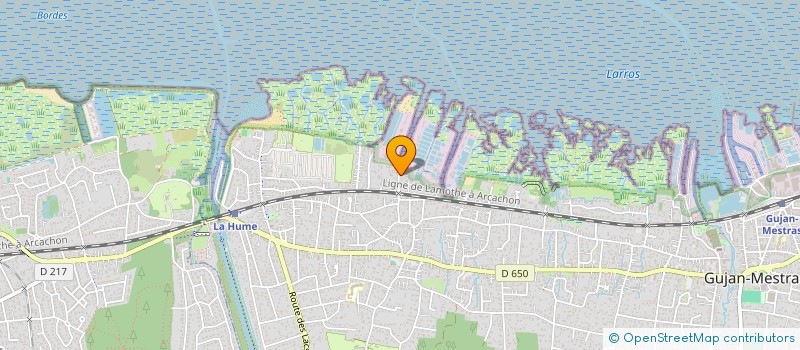 localisation de l'entreprise HERAUDEAU  GUJAN-MESTRAS