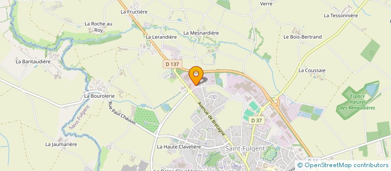 localisation de l'entreprise HERAULT à SAINT-FULGENT