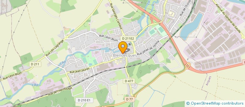 localisation de l'entreprise HERAULT à BLENDECQUES