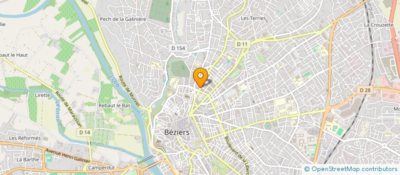 localisation de l'entreprise HERAULT CLEAN  BEZIERS