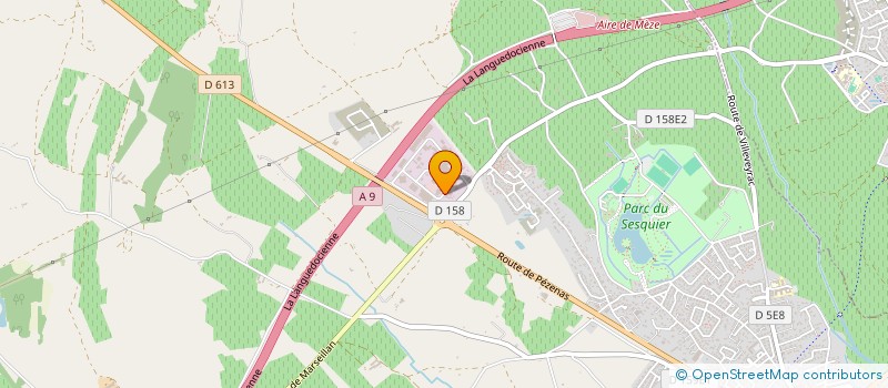 localisation de l'entreprise HERAULT CONTROLE MEZE à MEZE