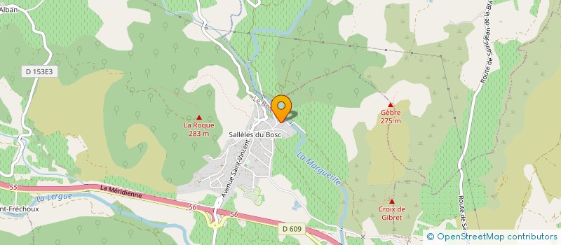 localisation de l'entreprise HERAULT COURTAGE  LE BOSC