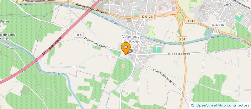 localisation de l'entreprise HERAULT EMPLOIS FAMILIAUX à VILLENEUVE-LES-BEZIERS