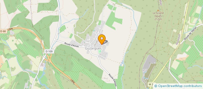 localisation de l'entreprise HERAULT FROID  GUZARGUES