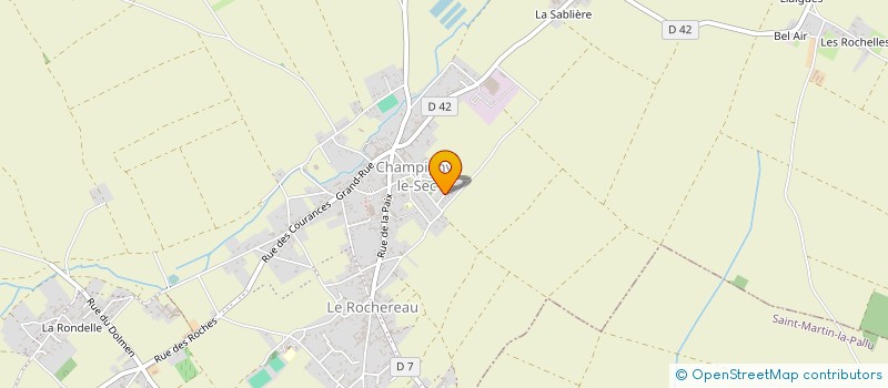 localisation de l'entreprise HERAULT-GOYER  CHAMPIGNY EN ROCHEREAU