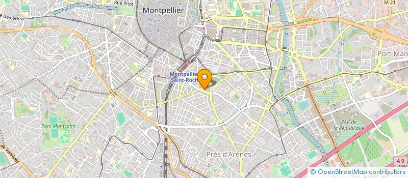 localisation de l'entreprise HERAULT IMMOBILIERE DE GESTION à MONTPELLIER