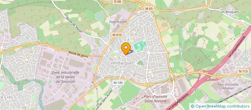 localisation de l'entreprise HERAULT INVESTISSEMENT IMMOBILIER 2 (H2I2)  VENDARGUES