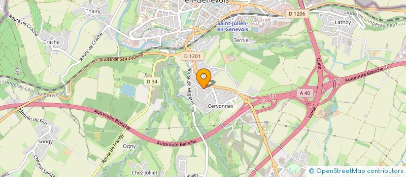 localisation de l'entreprise HERAULT MARISOL ET GIBON ELIE  SAINT-JULIEN-EN-GENEVOIS