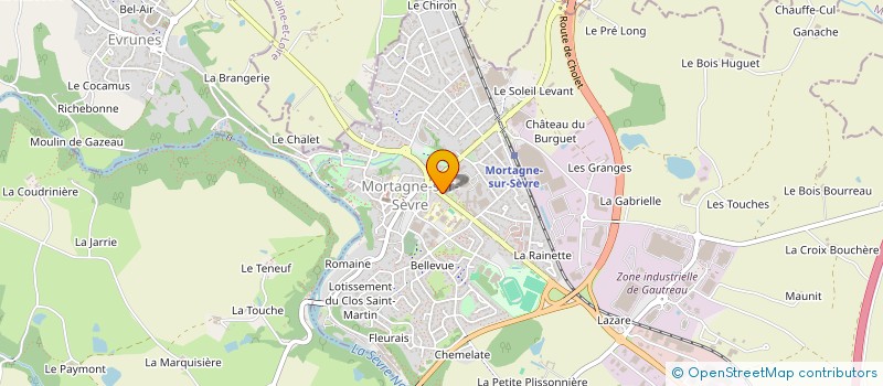 localisation de l'entreprise HERAULT-MARTINET CONSTRUCTION à SAINT-LAURENT-SUR-SEVRE