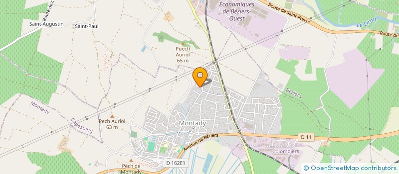 localisation de l'entreprise HERAULT VIGNES  MONTADY