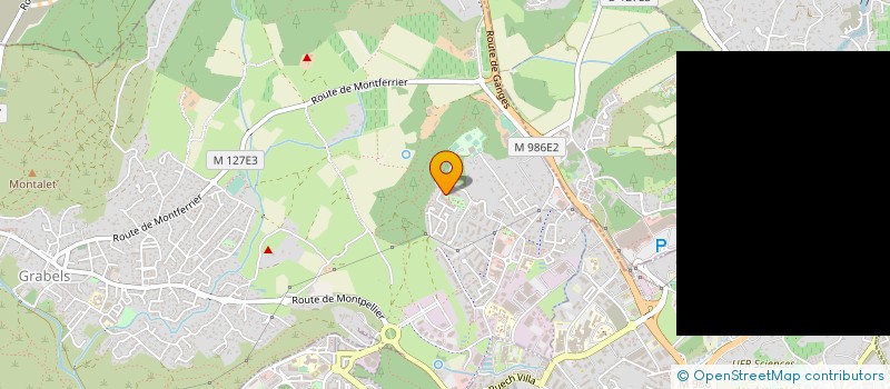 localisation de l'entreprise HERAULTAISE TRAVAUX PUBLICS  GRABELS