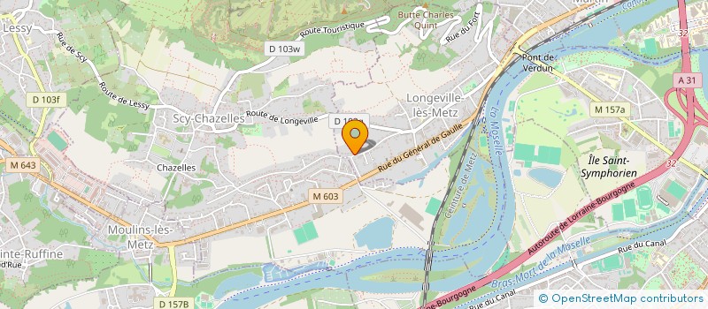 localisation de l'entreprise HERAUT à LONGEVILLE-LES-METZ