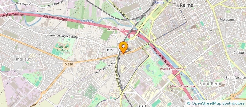 localisation de l'entreprise HERAUT  REIMS