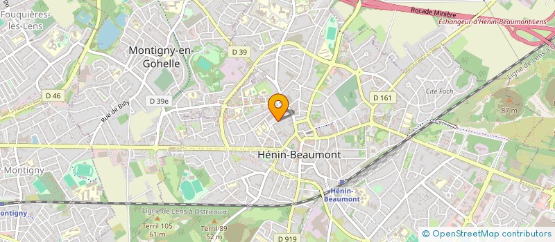 localisation de l'entreprise HERAUT PATRIMOINE  HENIN-BEAUMONT